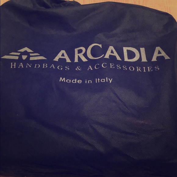 Red Arcadia Patent Leather Handbag - Picture 1 of 6